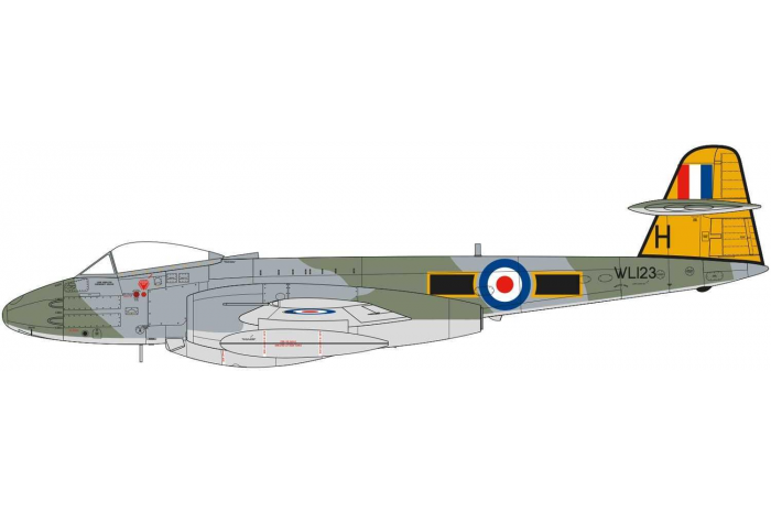 Classic Kit letadlo A09182 - GLOSTER METEOR F.8 (1:48)