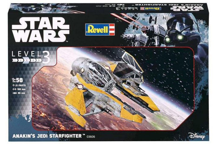 Plastic ModelKit SW 03606 - Anakin´s Jedi Starfighter (1:58)