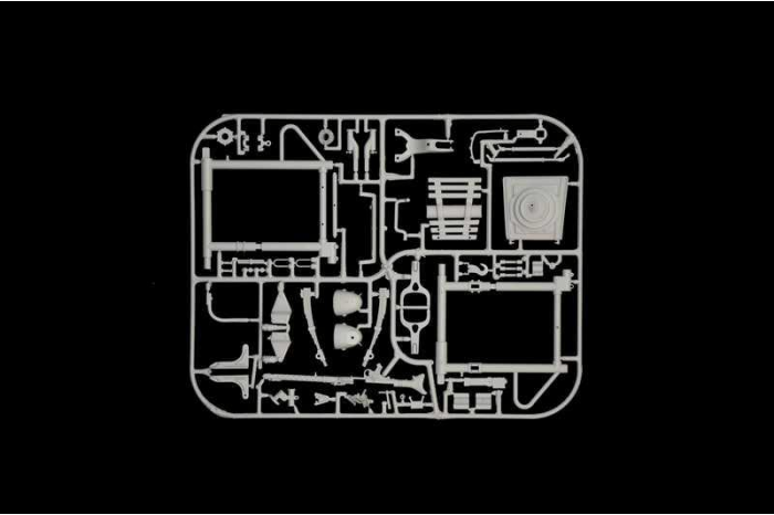 Model Kit military 7403 - German Military Motorcycle with Sidecar (1:9)