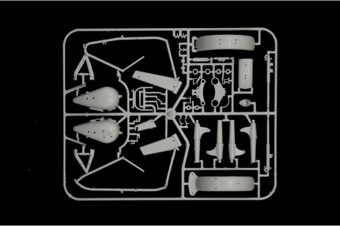 Model Kit military 7403 - German Military Motorcycle with Sidecar (1:9)