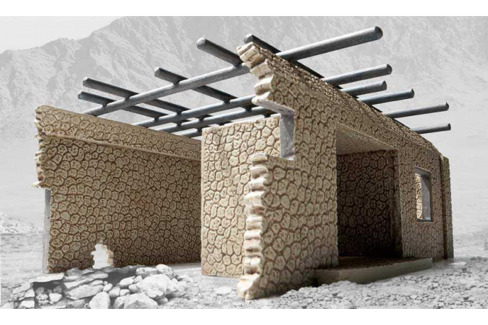 Classic Kit budova A75010 - Afghan Single Storey House (1:48)