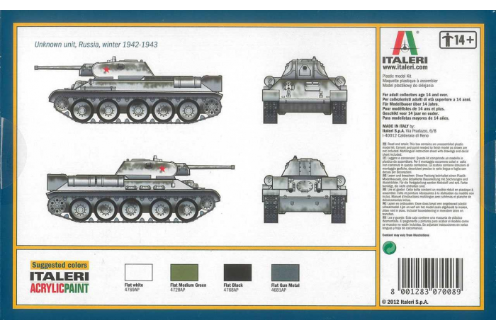 Model Kit tank 7008 - T 34/76 m42 (1:72)