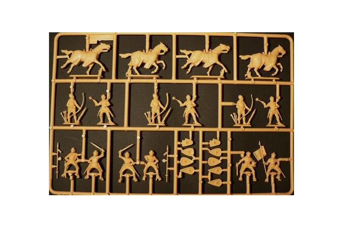 Model Kit figurky 6027 - ENGLISH KNIGHTS AND ARCHERS (100 YEARS WAR) (1:72)