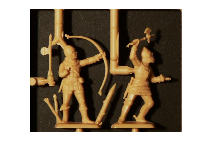 Model Kit figurky 6027 - ENGLISH KNIGHTS AND ARCHERS (100 YEARS WAR) (1:72)