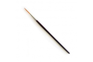 Italeri # 0/10 Fine Point Synthetic Round Brush With Brown Tip # 51281 