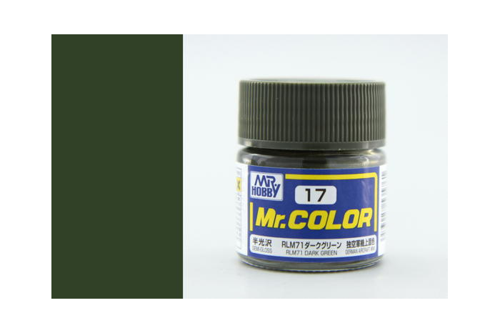 Mr. Color - C017: RLM71 tmavě zelená pololesklá
