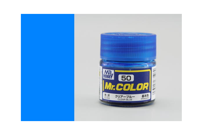 Mr. Color - C050: Transparentní modrá lesklá
