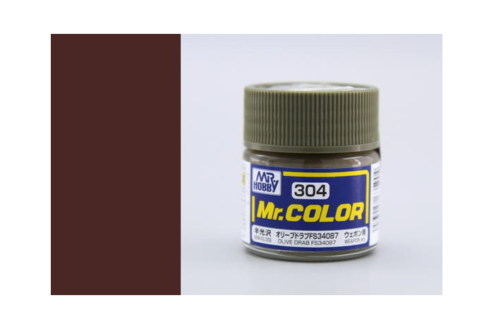Mr. Color - C304: FS34087 olivová tmavá pololesklá