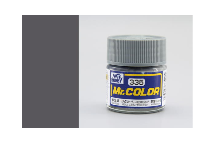 Mr. Color - C335: Střední mořská šedá BS381C/637 pololesklá