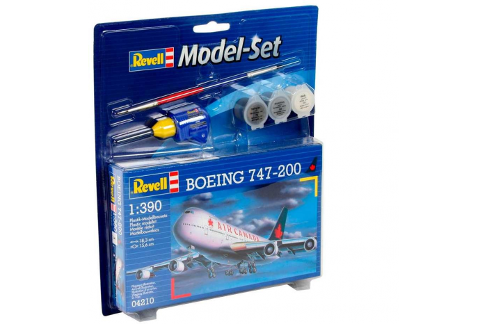 ModelSet letadlo 64210 - Boeing 747-200 (1:390)