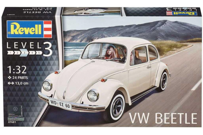 Plastic ModelKit auto 07681 - VW Beetle (1:32)