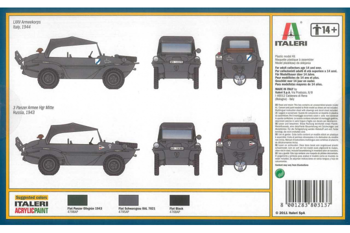 Model Kit military 0313 - Kfz. 69 SCHWIMMWAGEN (1:35)