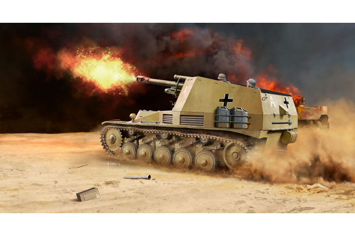 Plastic ModelKit military 03215 - Sd.Kfz. 124 Wespe (1:76)