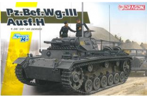 Modelkit tank 6844 - Pz.Bef.Wg.III Ausf. H (Samrt Kit) 1:35