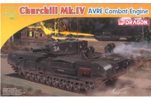 Model Kit tank 7521 - 1/72 Churchill Mk.IV AVRE Combat Engine(1:72)
