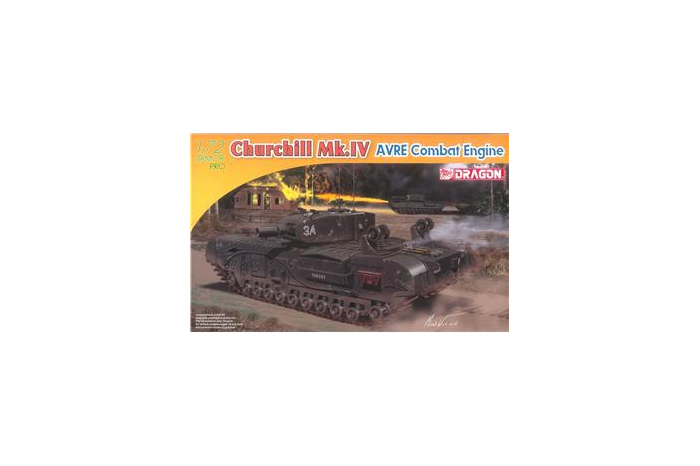 Model Kit tank 7521 - 1/72 Churchill Mk.IV AVRE Combat Engine(1:72)
