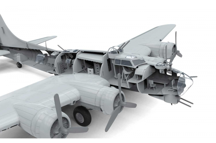 Airfix - Classic Kit letadlo A08017 - Boeing B-17G FLYING