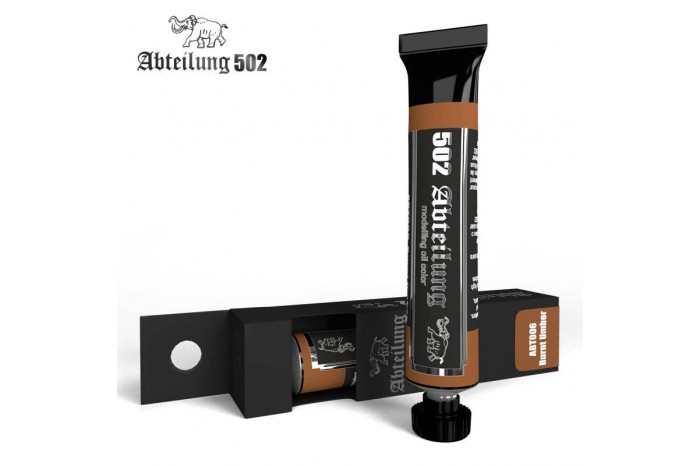 Spálená žlutohnědá (Burnt Umber) - ABT006