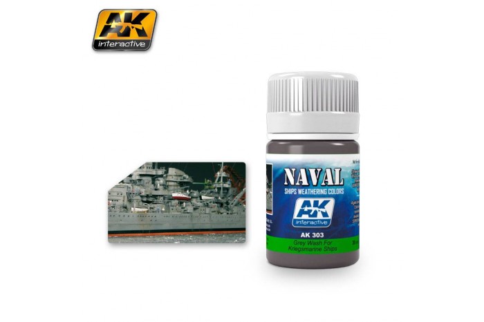 Grey Wash for Kriegsmarine Ships - AK303