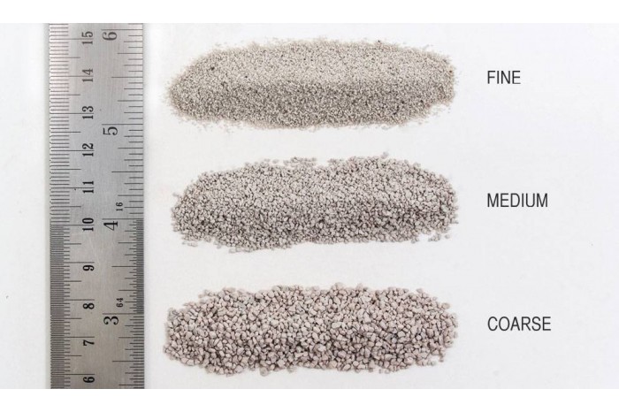 Jemný světlešedý štěrk (Light Gray Fine Ballast Bag) - B74