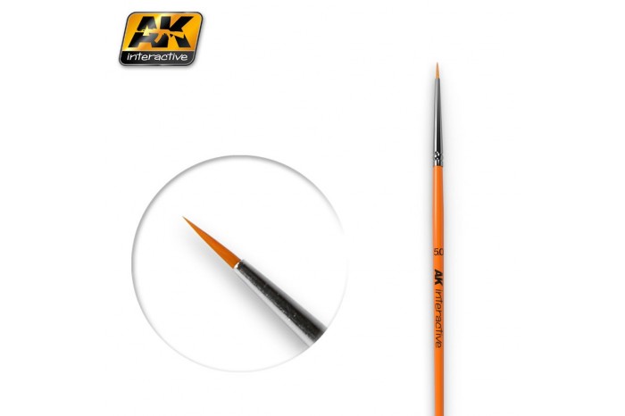 ROUND BRUSH 5/0 SYNTHETIC - AK600