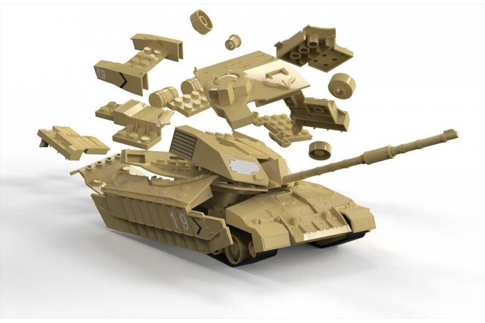 Quick Build tank J6010 - Challenger Tank