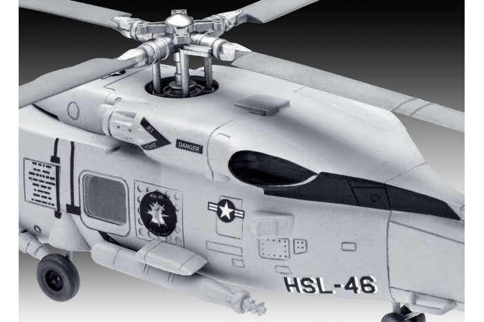 Plastic ModelKit vrtulník 04955 - SH-60 Navy Helicopter (1:100)
