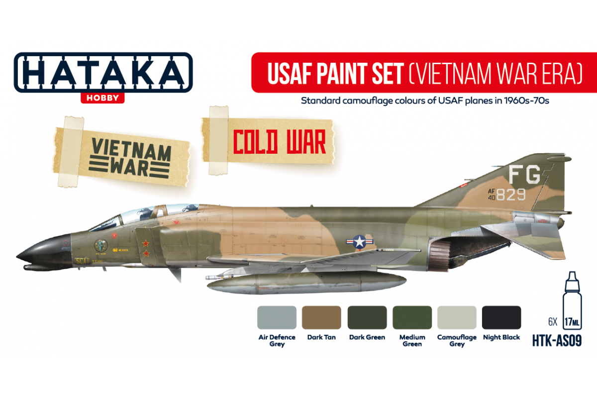 Hataka - USAF (Vietnam war-era) - AS09 - MJ Modelkits.com