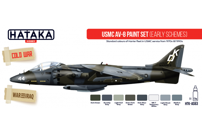 USMC AV-8 early schemes - AS63