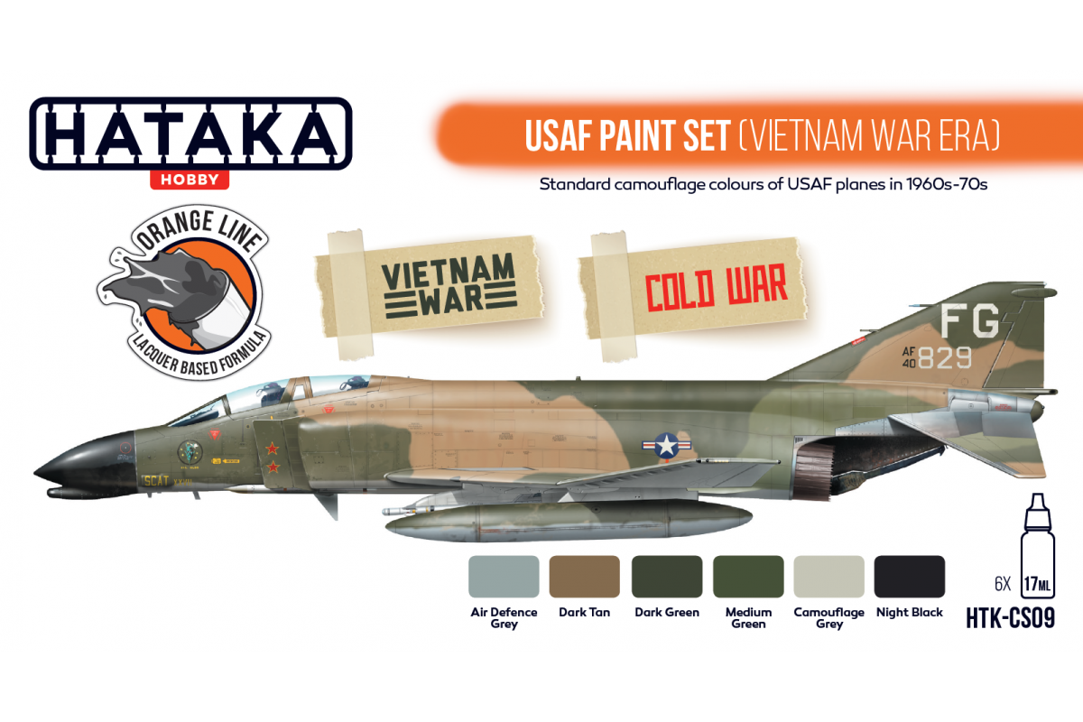 Hataka - USAF Vietnam war-era - CS09 - MJ Modelkits.com