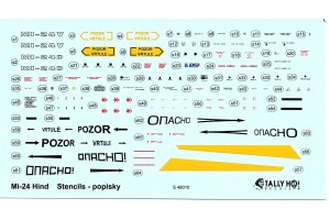 Stencils - Mi-24 (1:48) - S48010