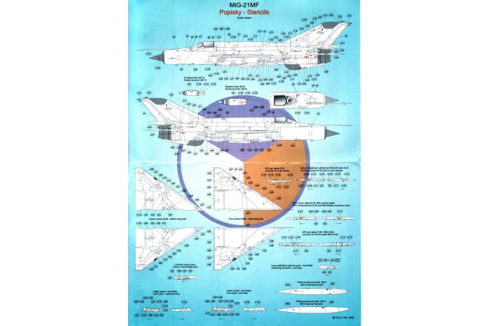 Stencils - Mig-21 Cs (1:72) - S72011