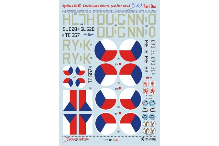 Decals - Cs Spitfires 1945-1952, part 1 (1:32) - 32010