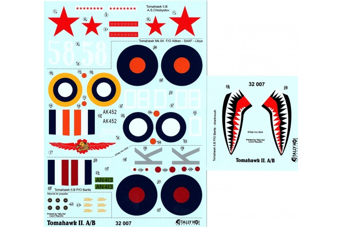 Decals - Tomahawk In the Sky (1:32) - 32007