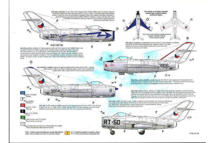 Decals - Mig-15 CsAF (1:48) - 48048