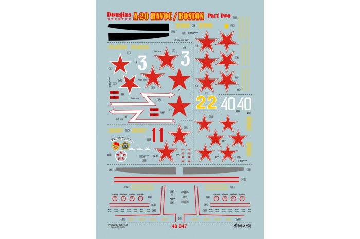 Decals - A-20 Boston / Havoc, part 2 (1:48) - 48047