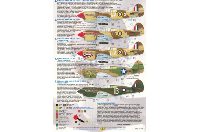 Decals - Kittyhawk / Warhawk, part 1 (1:48) - 48033