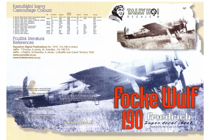 Decals - FW-190, F8 (1:48) - 48024