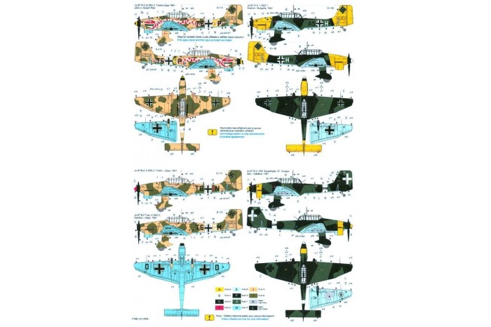 Decals - JU-87 Achtung Stuka! (1:48) - 48003