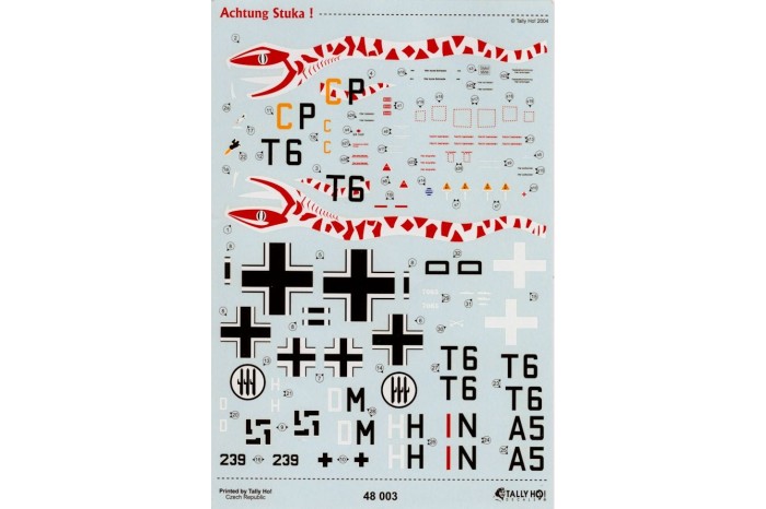 Decals - JU-87 Achtung Stuka! (1:48) - 48003