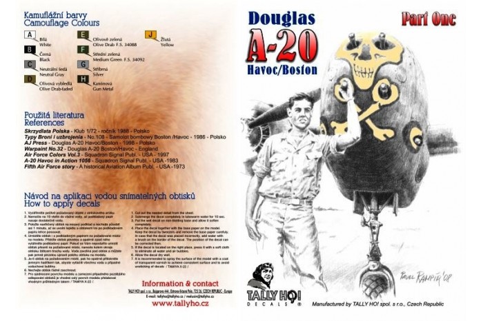 Decals - A-20 Boston / Havock, part 1 - 72053
