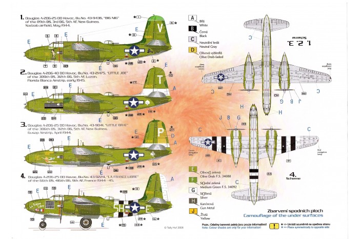 Decals - A-20 Boston / Havock, part 1 - 72053