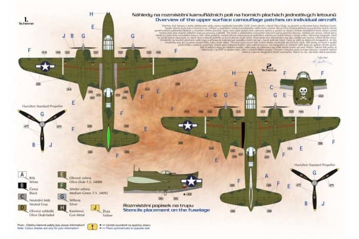 Decals - A-20 Boston / Havock, part 1 - 72053