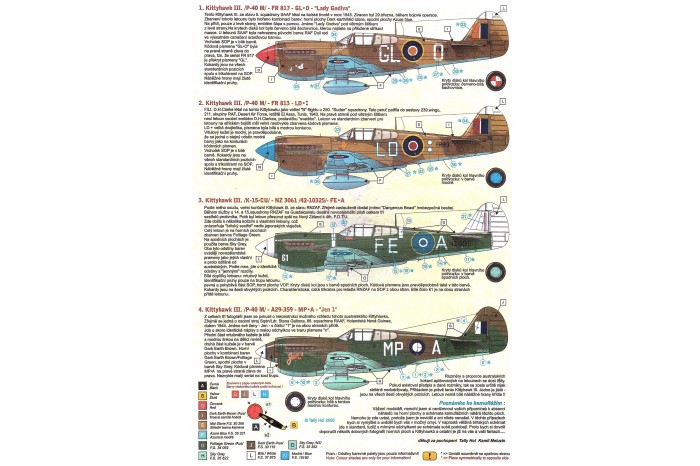 Decals - Kittyhawk III, part 1 - 72041