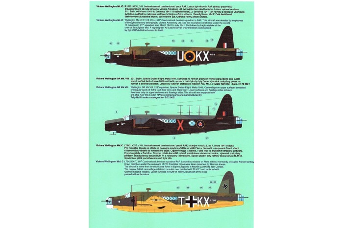 Decals - V. Wellington, part 2 - 72032