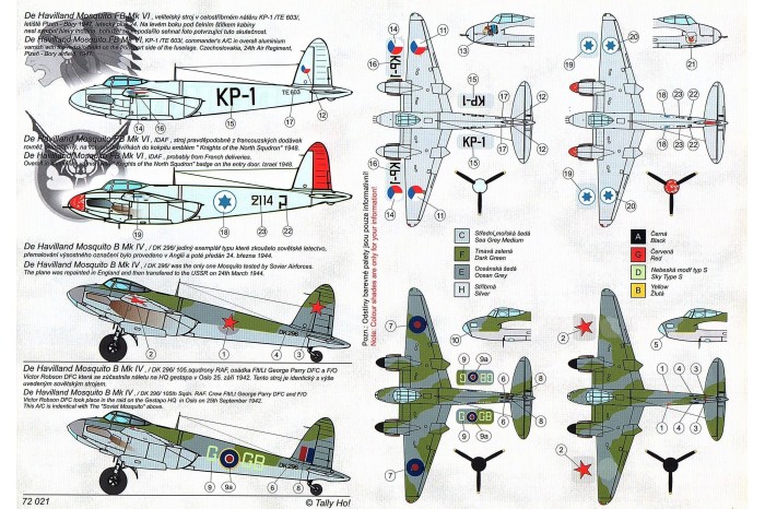 Decals - Mosquito, part 2 - 72021
