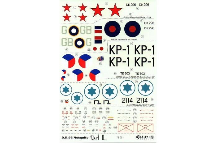 Decals - Mosquito, part 2 - 72021