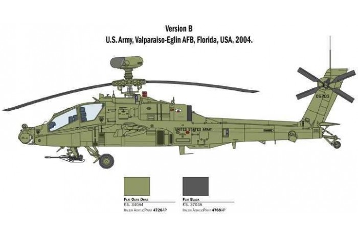 Model Kit vrtulník 2748 - AH-64D LONGBOW APACHE (1:48)