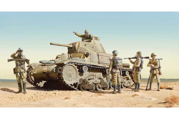 Model Kit tank 6543 - M13/40 with Bersaglieri (1:35)