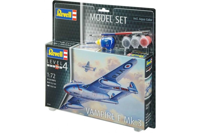 ModelSet letadlo 63934 -  Vampire F Mk.3 (1:72)